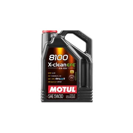 ACEITE MOTUL TURBOLIGTH 8100 X-CLEAN EFE 5W30 5L.