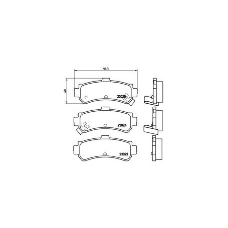PASTILLAS DE FRENOS NATIONAL DELANTERAS NP2064.