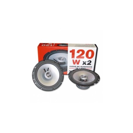 JUEGO DE ALTAVOCES KINDVOX 6" 2VIAS SE-165CX.