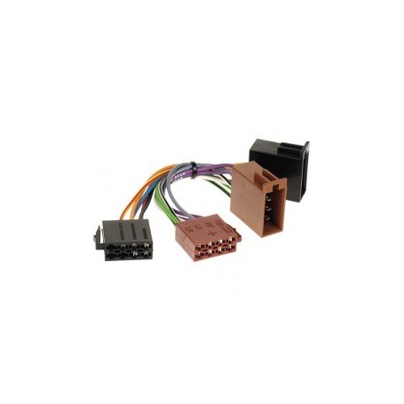 CONECTOR RADIO UNIVERSAL ISO MACHO - ISO HEMBRA.