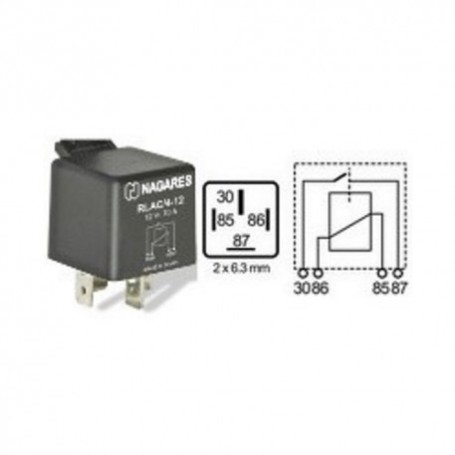RELE 12V-70A (4 TERMINALES).