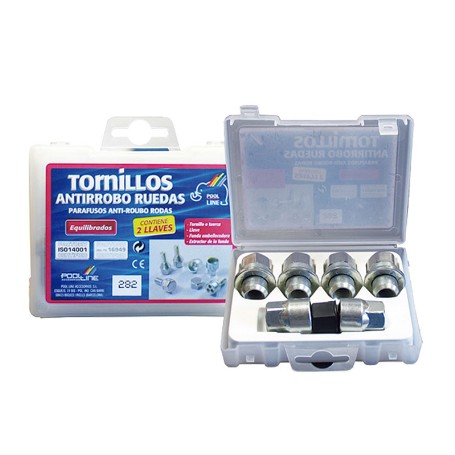 JUEGO TUERCAS ANTIRROBO HA.
