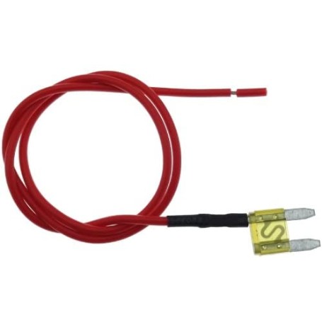 MINI FUSIBLE 20A CON CABLE ROBACORRIENTE.