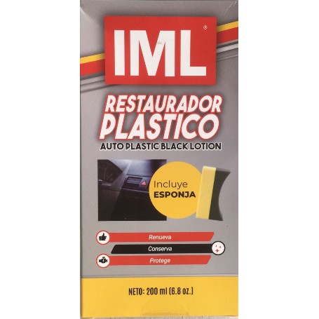 RESTAURADOR DE PLASTICP BLACK LOTION.