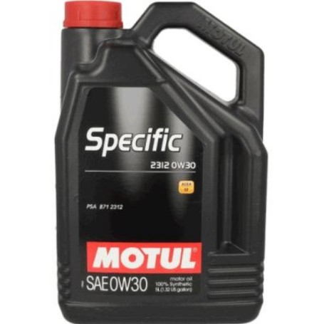 ACEITE MOTUL ESPECIFICO 2312 0W 30.