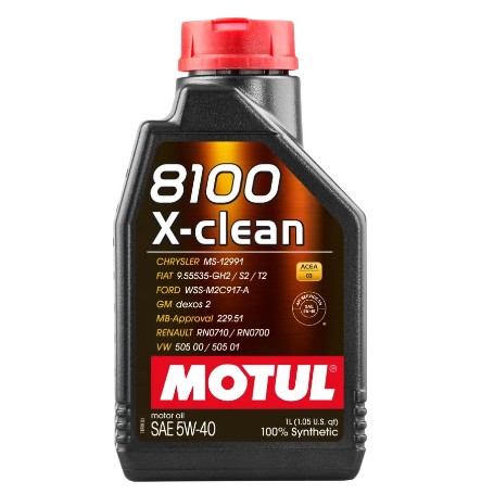 ACEITE MOTUL 8100 X-CLEAN C3 5W40 5L.
