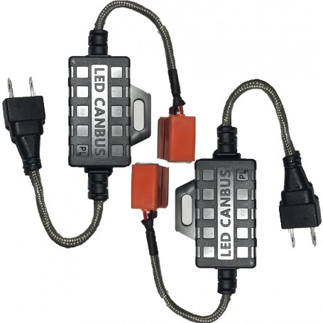 CANCELADOR LUZ BOMBILLA FUNDIDA Y CONCELADOR DE INTERFERENCIAS DE RADIO PARA LED H7 (UNIDAD). 