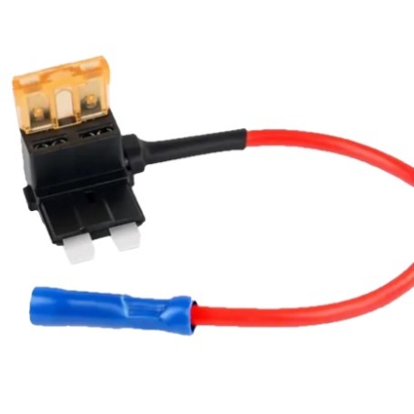 PORTA FUSIBLE DOBLE UNIVERSAL CON CABLE.
