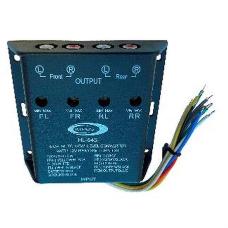 Conversor alta-baja de 4 canales con generador de remote Kipus HL-645