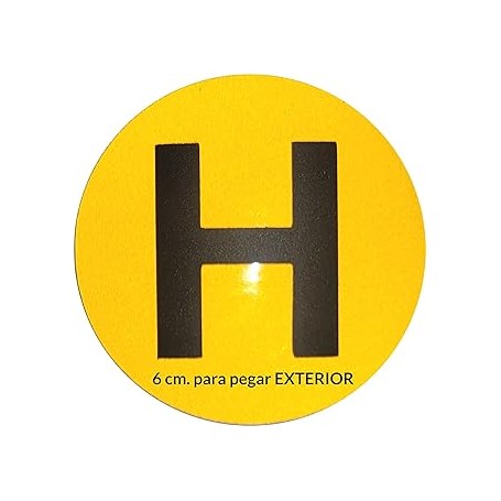 DISTINTIVO VEHICULO HISTORICO 60mm PARA CRISTAL INTERIOR HOMOLOGADO.