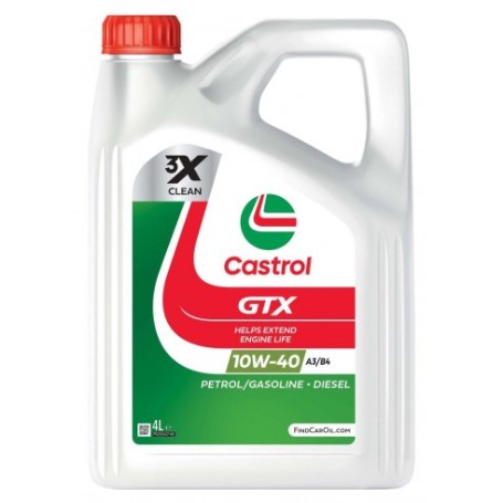 ACEITE CASTROL GTX 10W 40 5L.