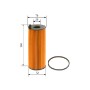 FILTRO DE ACEITE BOSCH P7002/1.