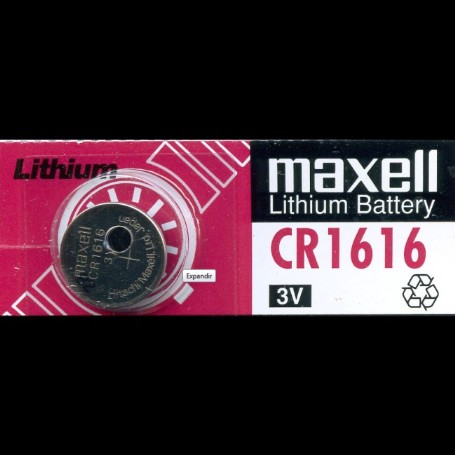 PILA BOTON DE LITIO 3V.-50mah. CR-1616