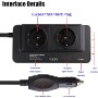 INVERSOR DE VOLTAJE PORTATIL DE 12 A 220V 200W (ONDA MODIFICADA).