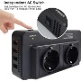 INVERSOR DE VOLTAJE PORTATIL DE 12 A 220V 200W (ONDA MODIFICADA).