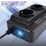INVERSOR DE VOLTAJE PORTATIL DE 12 A 220V 200W (ONDA MODIFICADA).